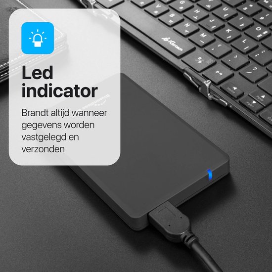 Voltano 500 GB Compacte Externe Harde Schijf - Windows - Zwart - USB 3.0 van voltano — afbeelding 4