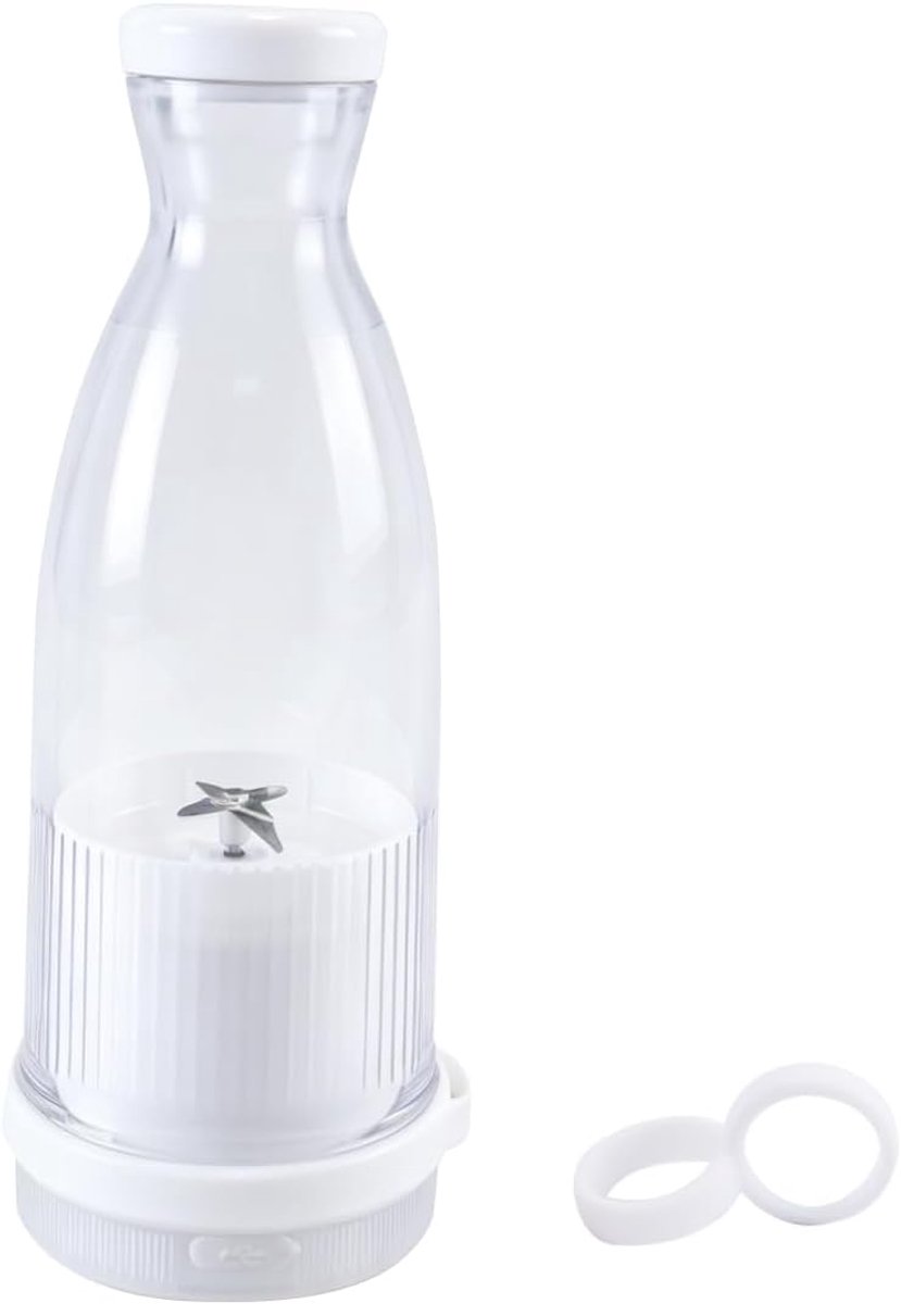 Draagbare elektrische sapcentrifuge 350 ml - mini-blender met 10 messen - ideaal voor shakes en smoothies - SnelShoppen