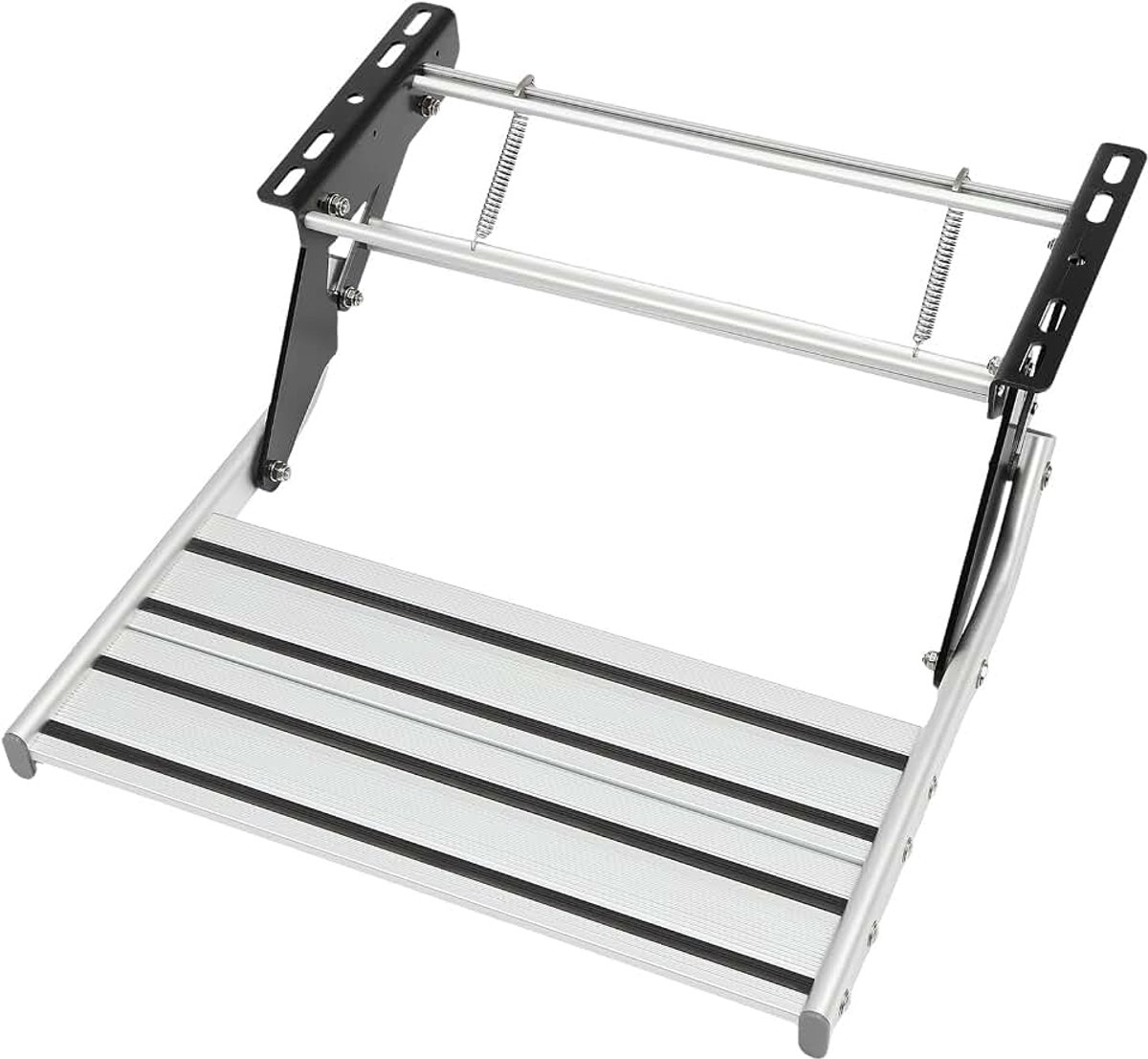 55 cm handmatige montage treden, instaptreden van aluminiumlegering, stap, camper, camping, roestvrij staal, stap voor camper, camper, reisaanhanger, vrachtwagen
