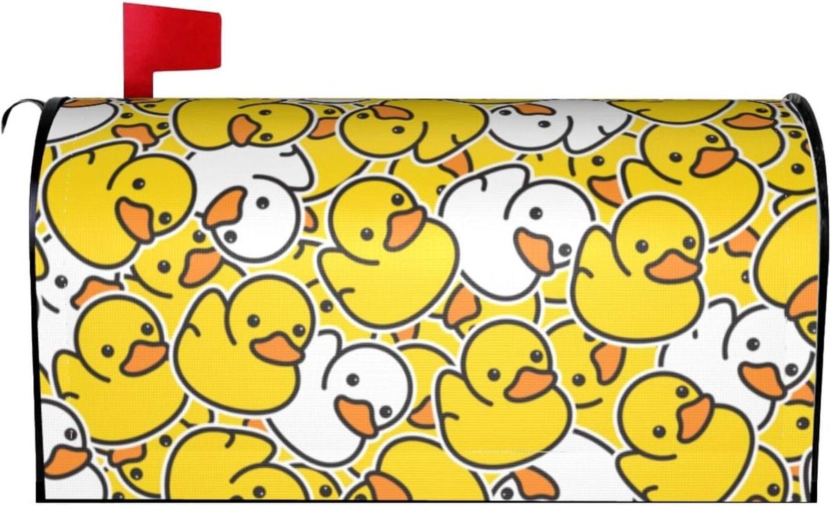 Brievenbus Cover - Post Wraps - Buiten Decoratie - Magnetisch Waterdicht - 21x18 Inch - Zwart