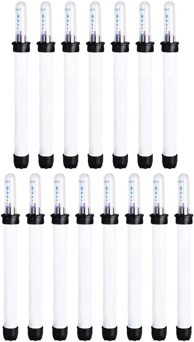 Bewateringsindicator voor planten, 15 stuks, waterniveau-indicator voor planten, bodemvochtigheidsmeter