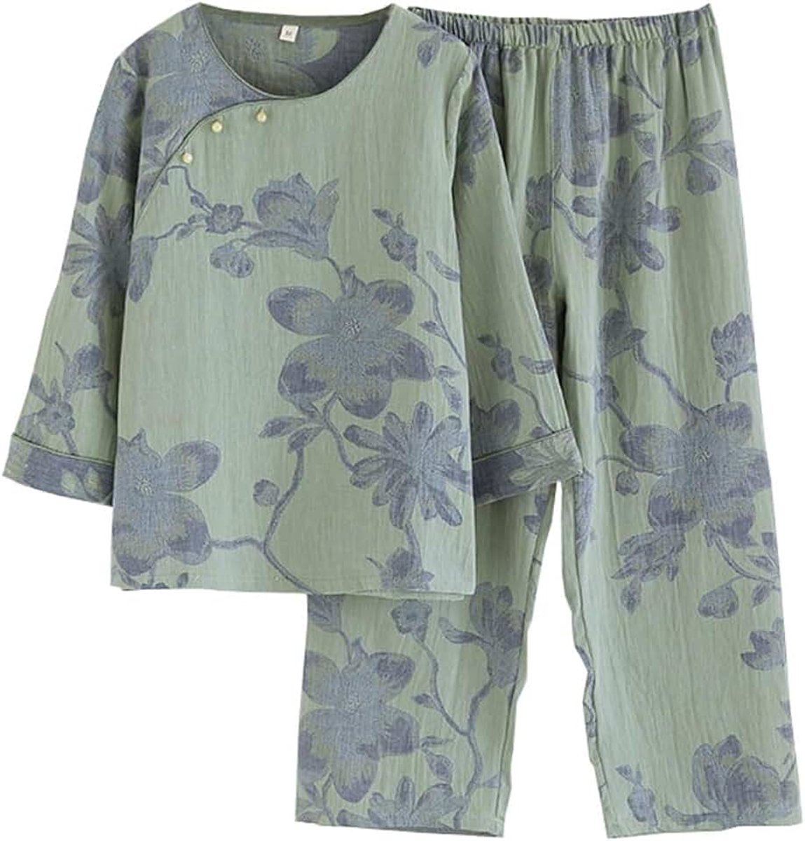 Weave Pyjama Set Dames Hanfu Japanse Kimono Pyjama Pak