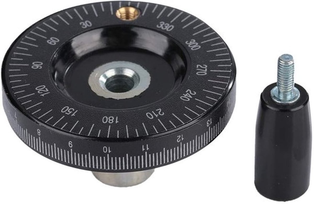 - Handwiel - Bakelieten materiaal - Voor frezen en draaien - 63mm formaat - Geschikt voor slijpmachines - Duurzaam en stevig - Handgereedschap