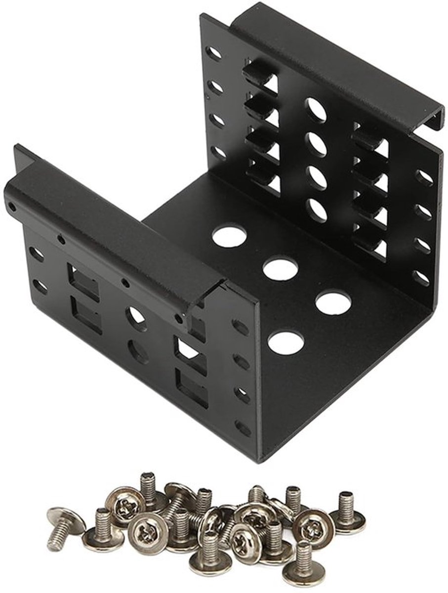 - 2,5inch HDD-montagerek - Hoge hardheid - Zilver - IDE-poorten voor SSD en HDD - Geschikt voor 2,5 inch harde schijven - Model Nicoone21