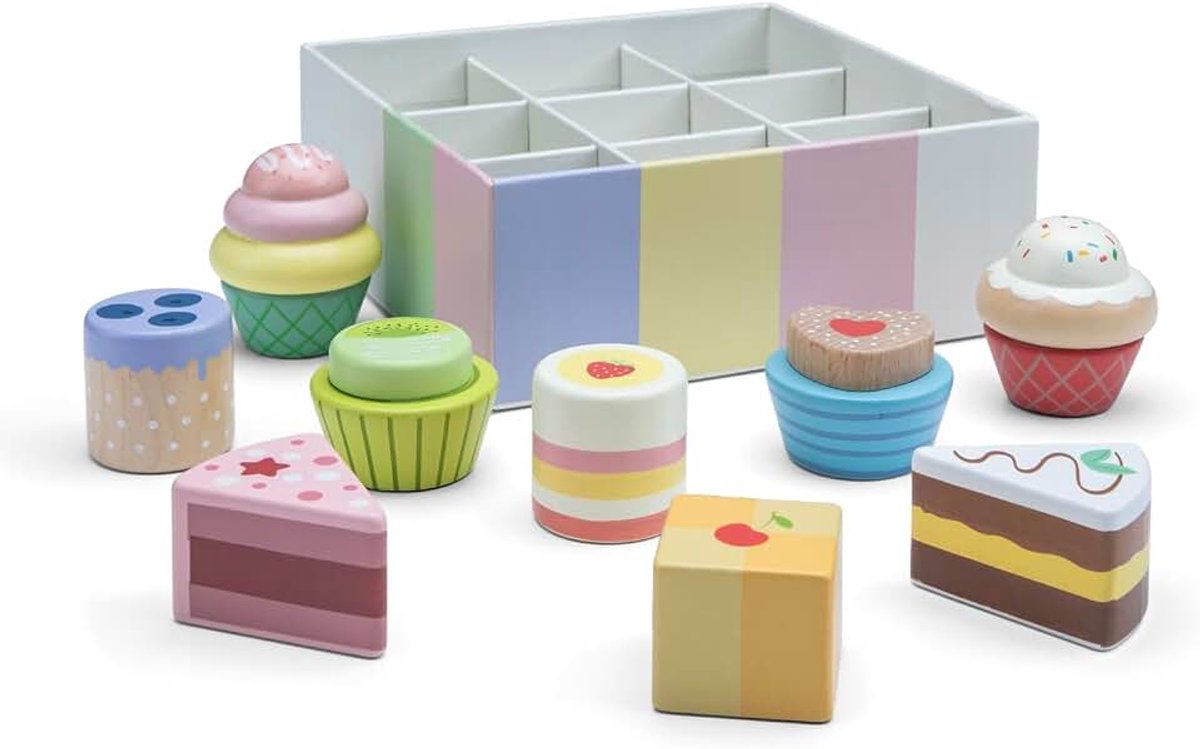 Classic Toys Cake/Gebak Assortiment In Geschenkdoos 9 Stuks