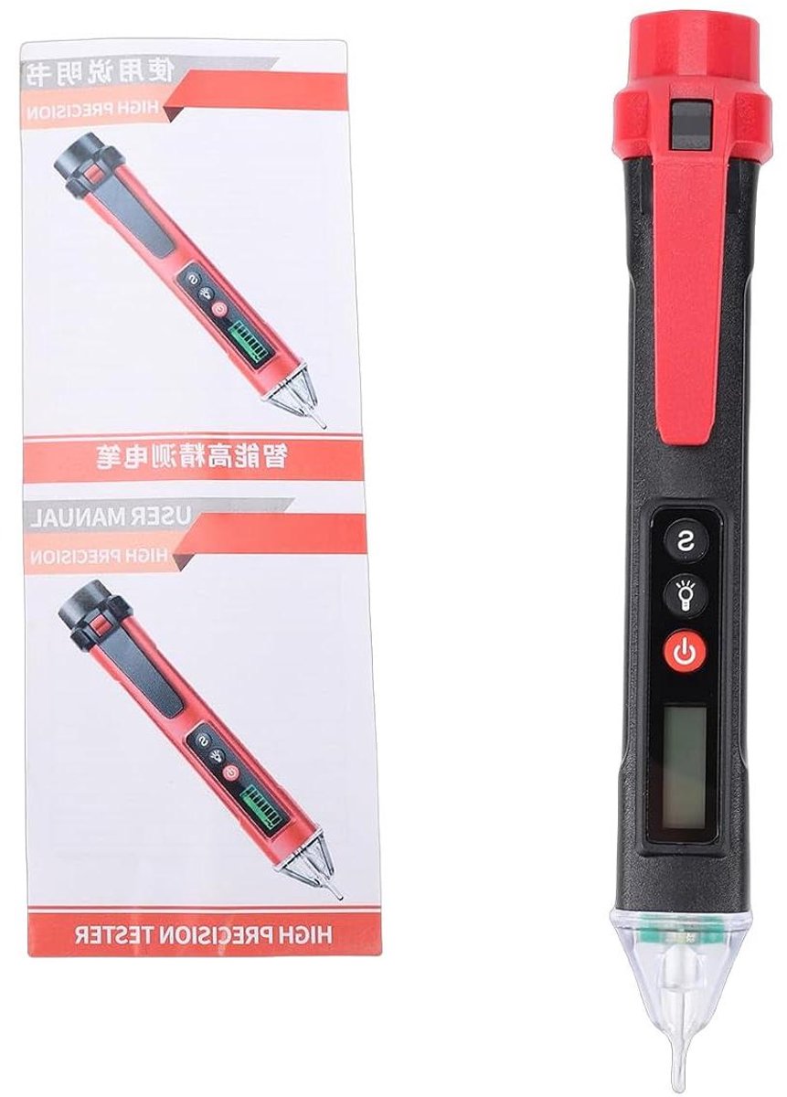 Spanningstester - Stroomtester Circuit tester - Elektriciteit testen - Dubbel bereik NCV - 70-1000V - Zwart