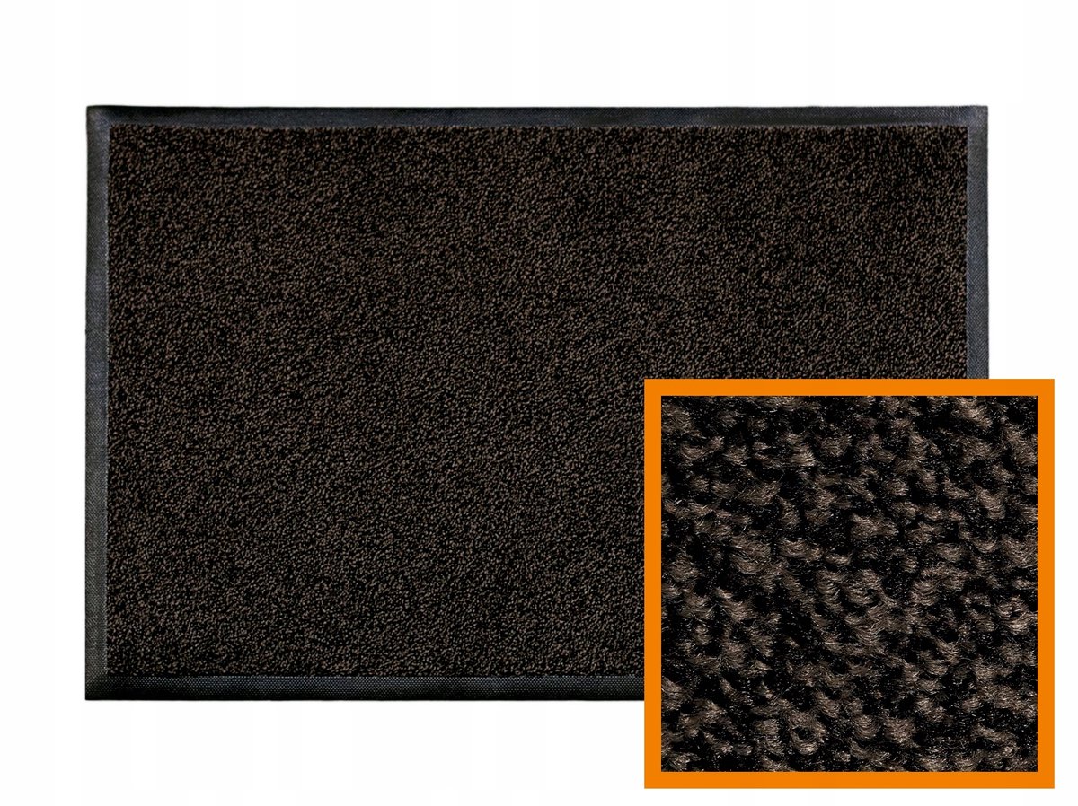 Iron-Horse Deurmat Black Mink 150x85 cm - Antislip & Absorberend