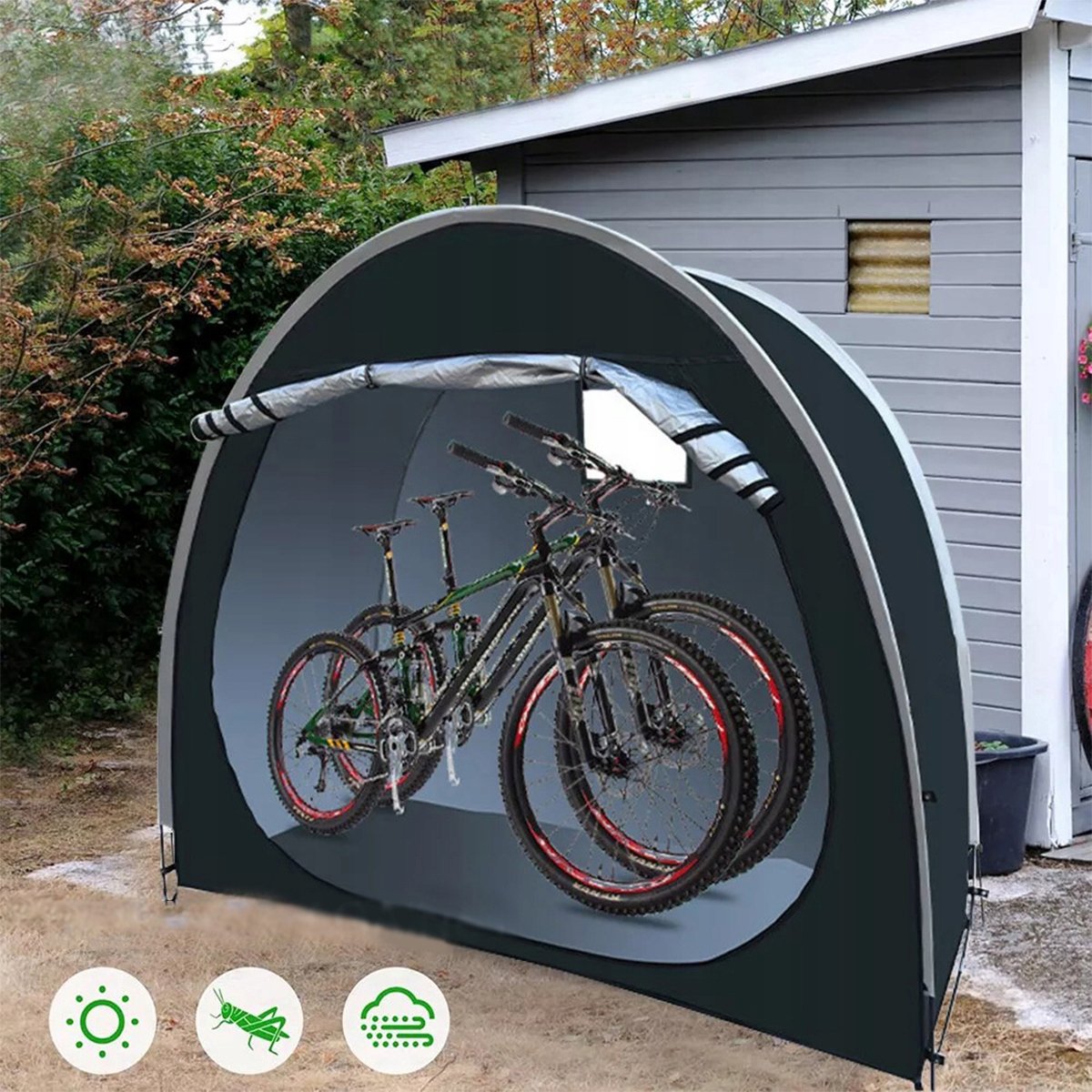 Waterdichte Fietsenstalling Tent - Bescherming voor 1-2 Fietsen