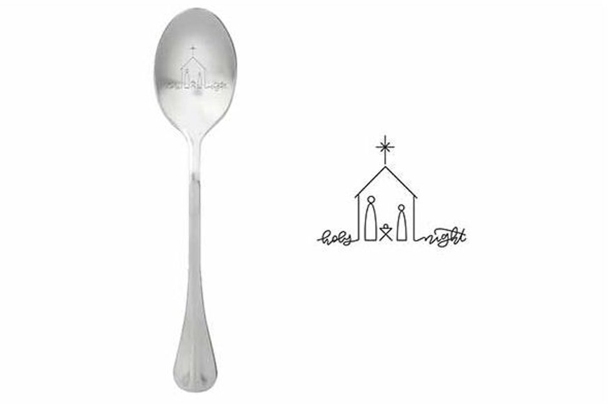 One Message Spoon Set6 Holy Night