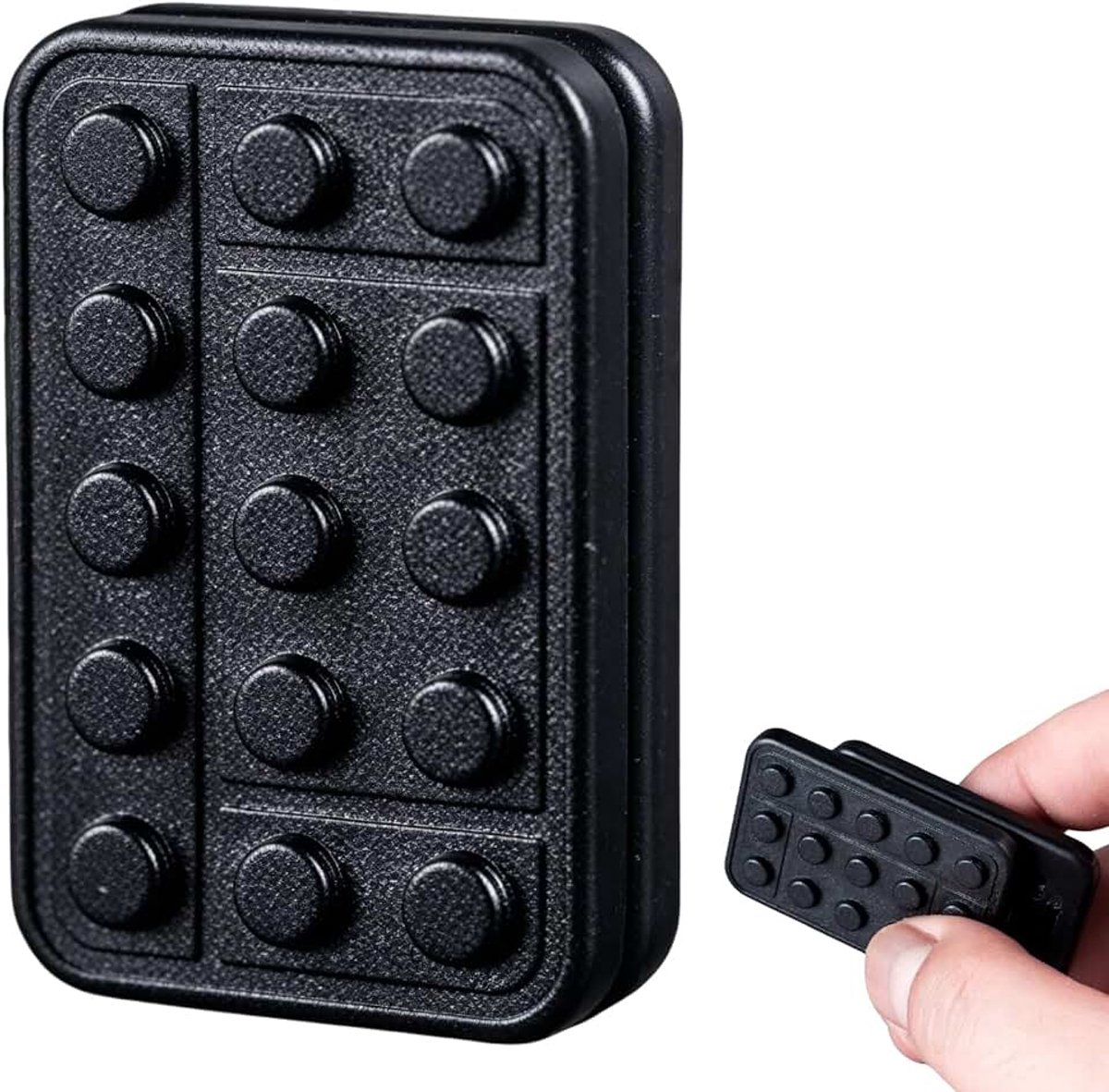 Fidget slider voor volwassenen, magnetisch, met 5 ballen, anti-stress, speelgoed met rustgevende klik, anti-stress voor volwassenen, voor concentratie, cadeau voor mannen en vrouwen