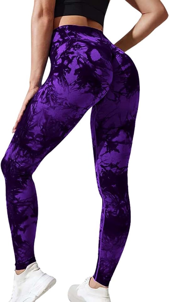 Leggings voor dames, hoge taille, sportlegging, booty, scrunch, lang, naadloos, yoga, gymbroek, push-up
