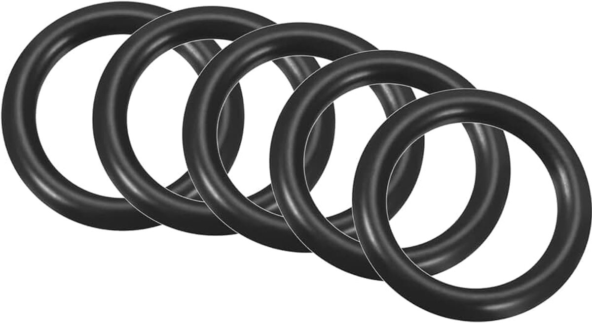 20 mm x 14 mm x 3 mm nitril rubberen afdichtingen x 5 stuks ronde afdichting voor waterkraan loodgieterswerk reparatie afdichting verbinding [zwart]