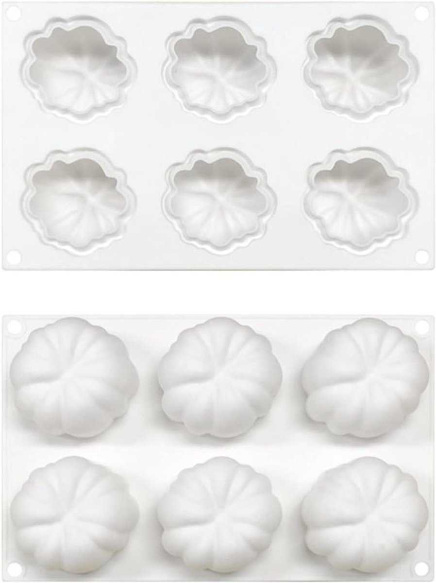 Herbruikbare Siliconen Cakevorm in Pompoenvorm voor Halloween - Ideaal voor Muffins, Pudding en Desserts - 3D Fondant Mallen voor Creatieve Bakprojecten