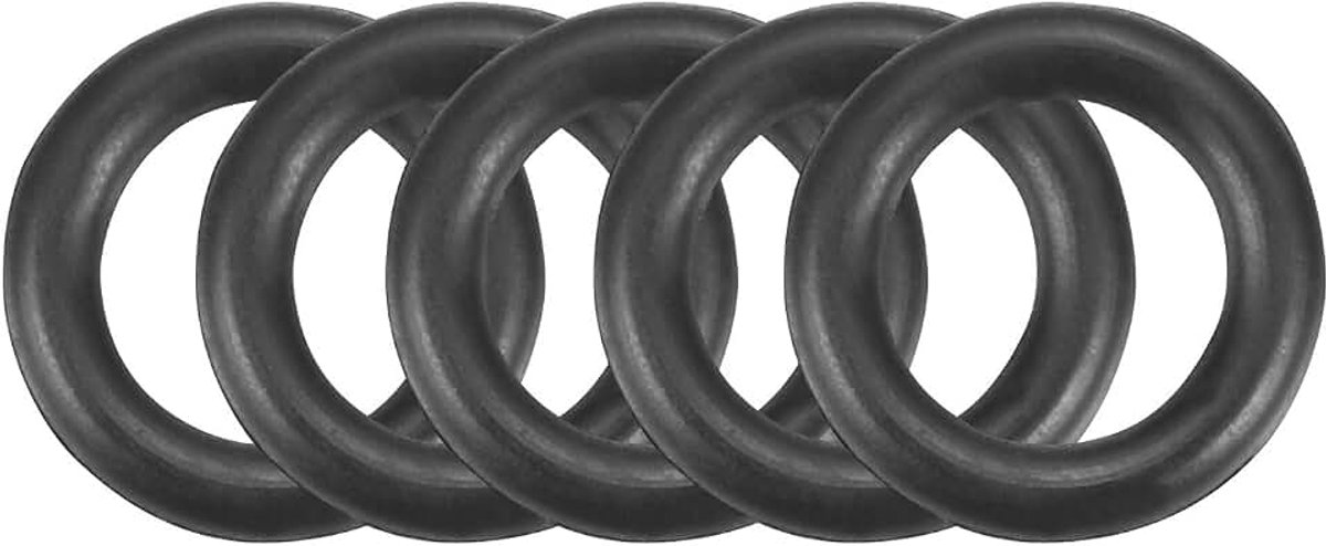 Sourcing map O-ring 8 mm OD 5 mm ID 1.5 mm Breedte Metrische Nitril Rubber Pakking 50 stuks