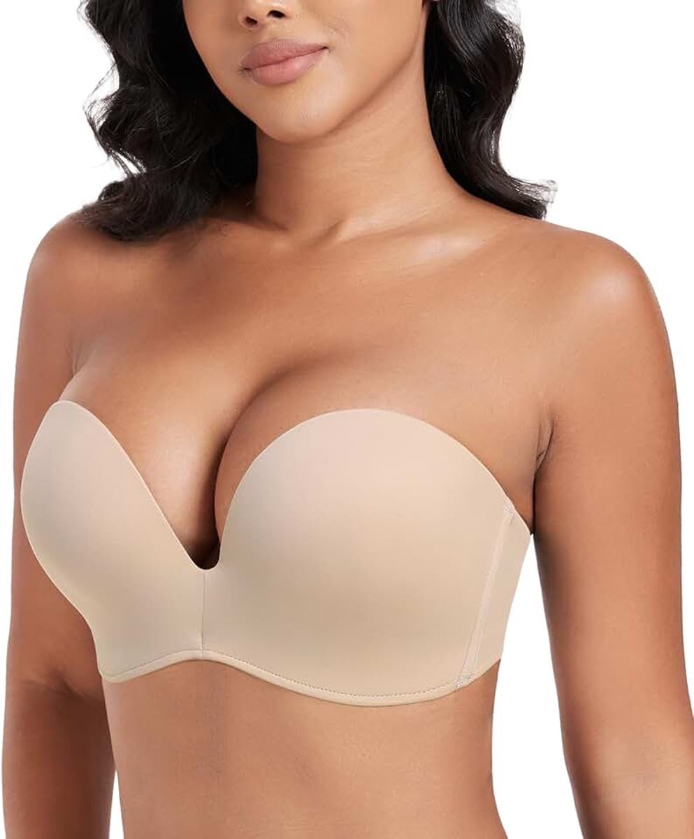 Dames Comfort Bh Met Hele Cup Voor Zonder Vulling Grote Maten | Strapless, met beugel, rugvrij, ondergoed, grote maten, comfortabel, antislip, baljurken, bruidsjurken, vrouwen