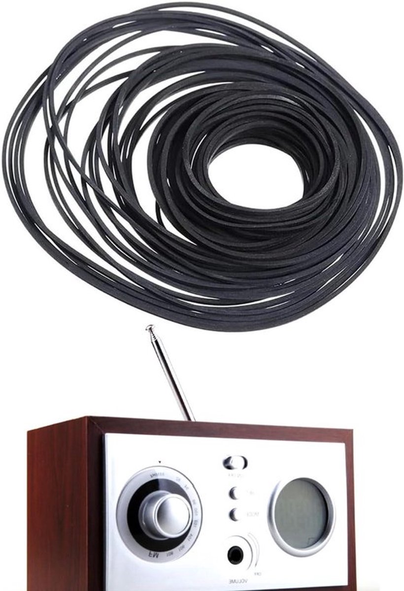 Draaitafel riem set voor recorder & walkman - 50 stuks - Mix size - Cassette tape machine accessoire