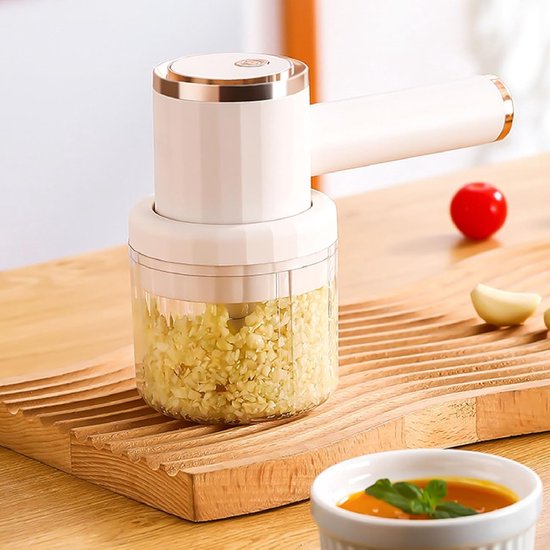 Keukenmixer Garde - Eierklopper - Bakken Koken - Verstelbare Snelheid - 2 Mengstaven - Wit — afbeelding 3