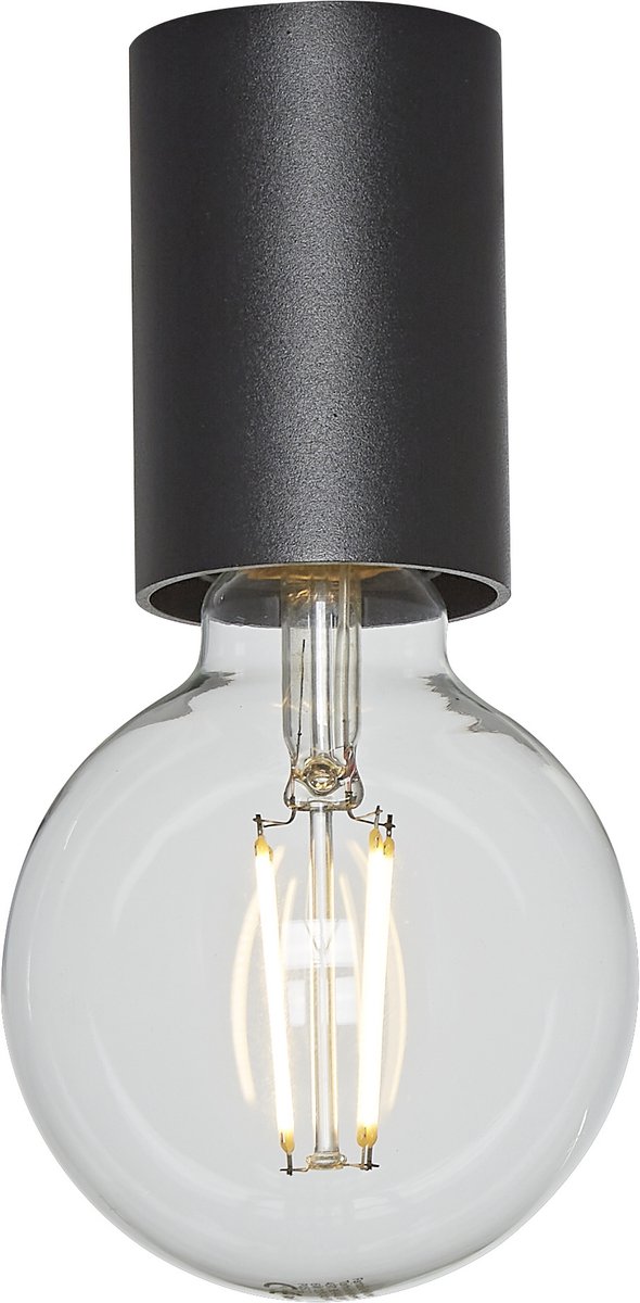 Babu plafondlamp van Fantasia in zwart, voor E27-lichtbron max 40W (niet inbegrepen), Ø56 x 90 mm, IP20