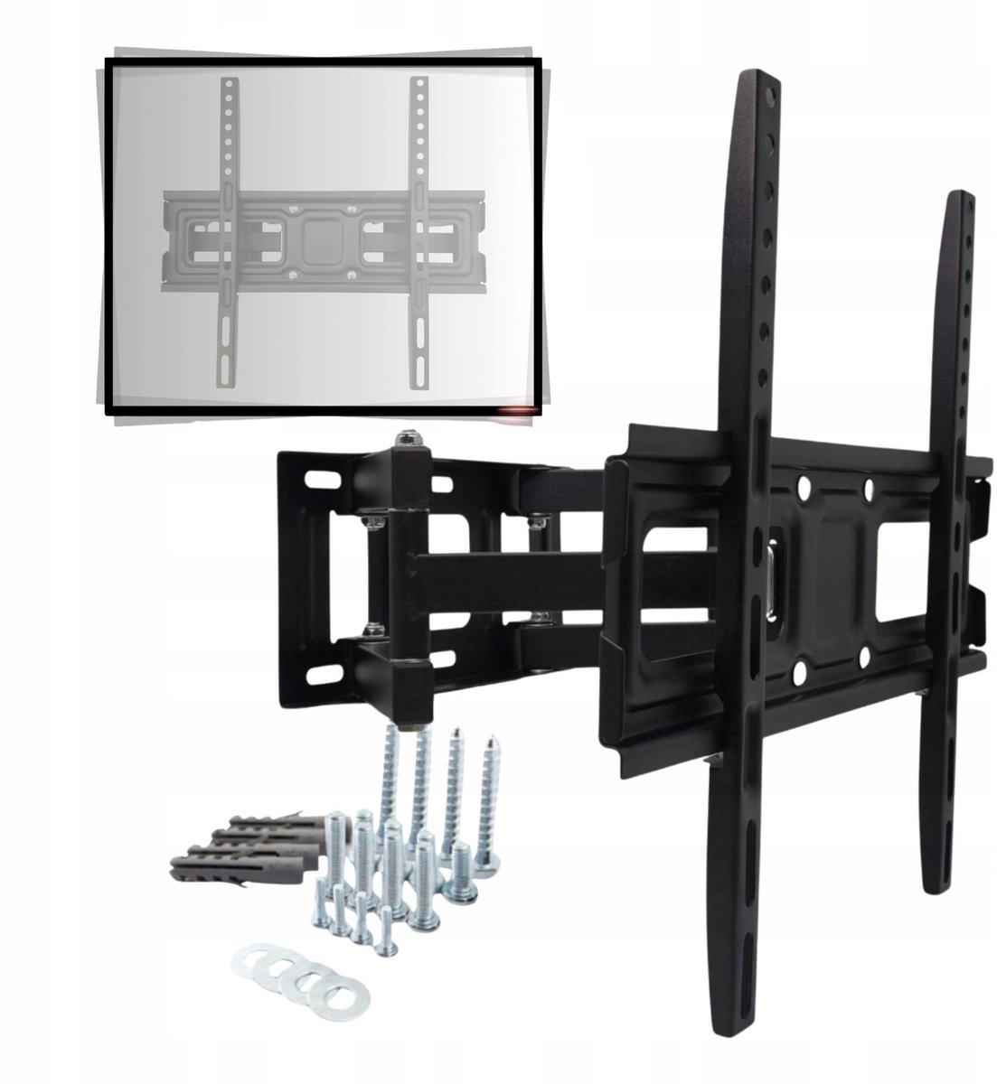 Red Eagle TV muurbeugel 23-65 inch, draaibaar, kantelbaar, VESA 400x400