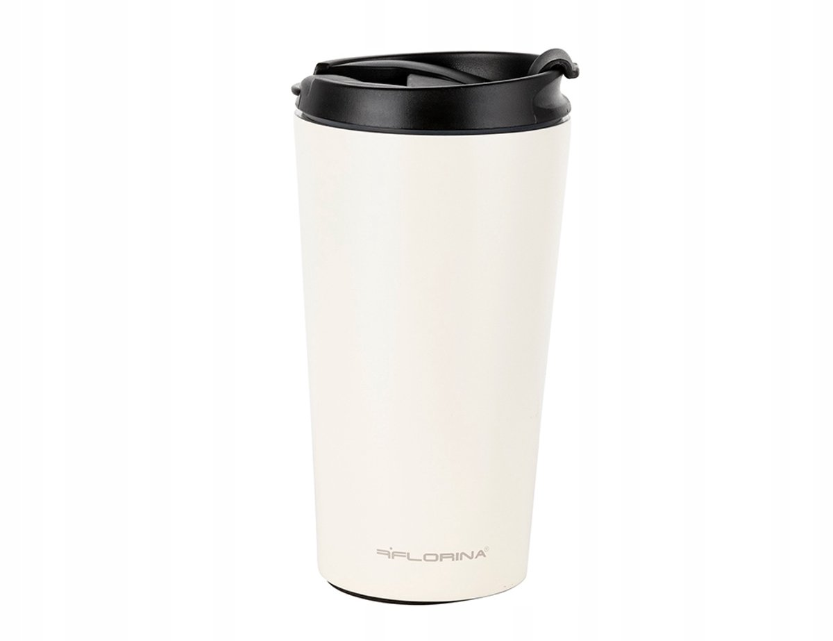 Florina Bali Thermosbeker 370ml - RVS, Lekvrij, Behouden Warmte 6u