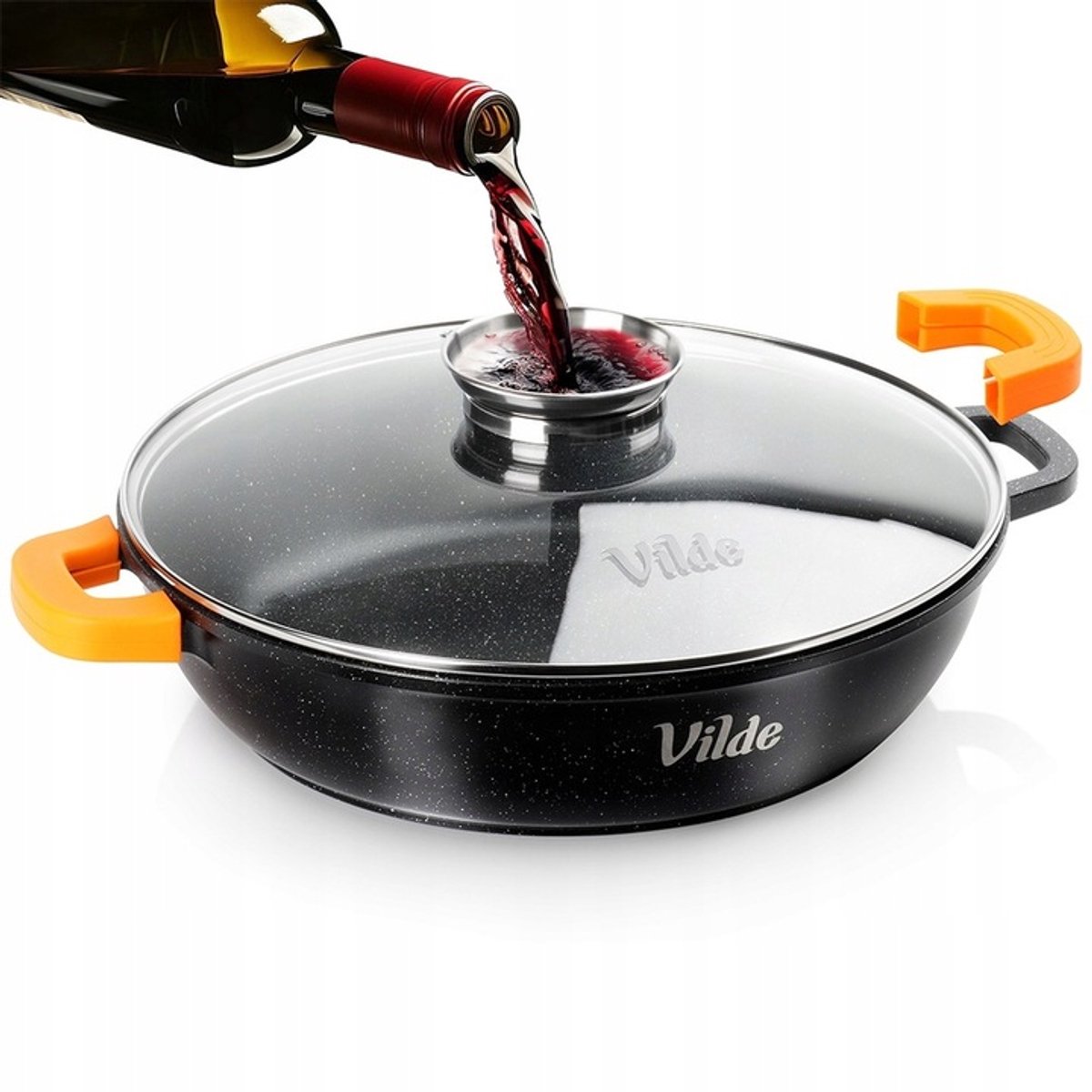 Diepe Koekenpan met Dsel & Handvatten - 28cm / 3.3L