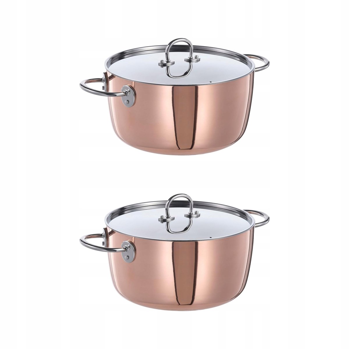 IKEA FINMAT Pan met Deksel - 5L - Koper/RVS