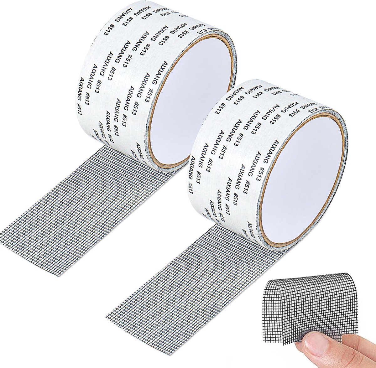 Reparatietape voor muggennet 50 mm x 2 m - zelfklevend - plakband voor ramen en deuren - eenvoudig te gebruiken - SnelShoppen