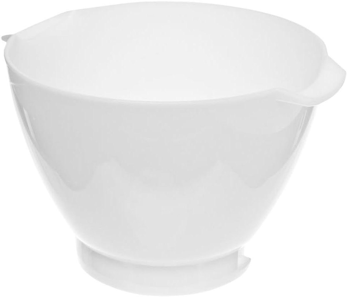 Keukenmachine Kom - Reserve kom - Bakken en Koken - Vaatwasserbestendig - 4.6 Liter Inhoud - Wit