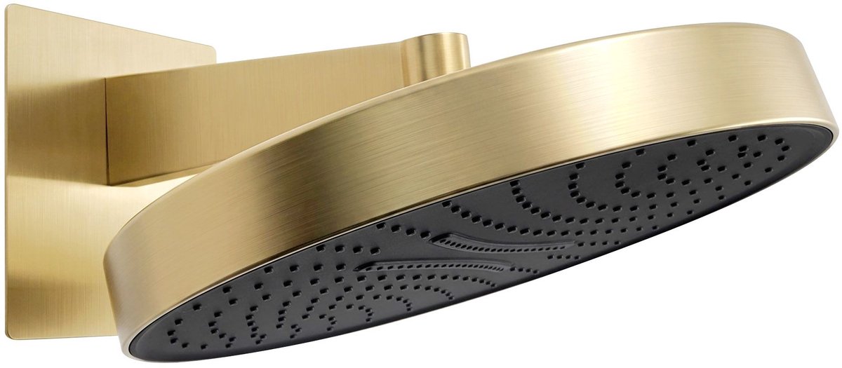 Rea - Ronde Douchekop Set Js-036bg Gold Brush - 30 x 30 x 15,5 cm