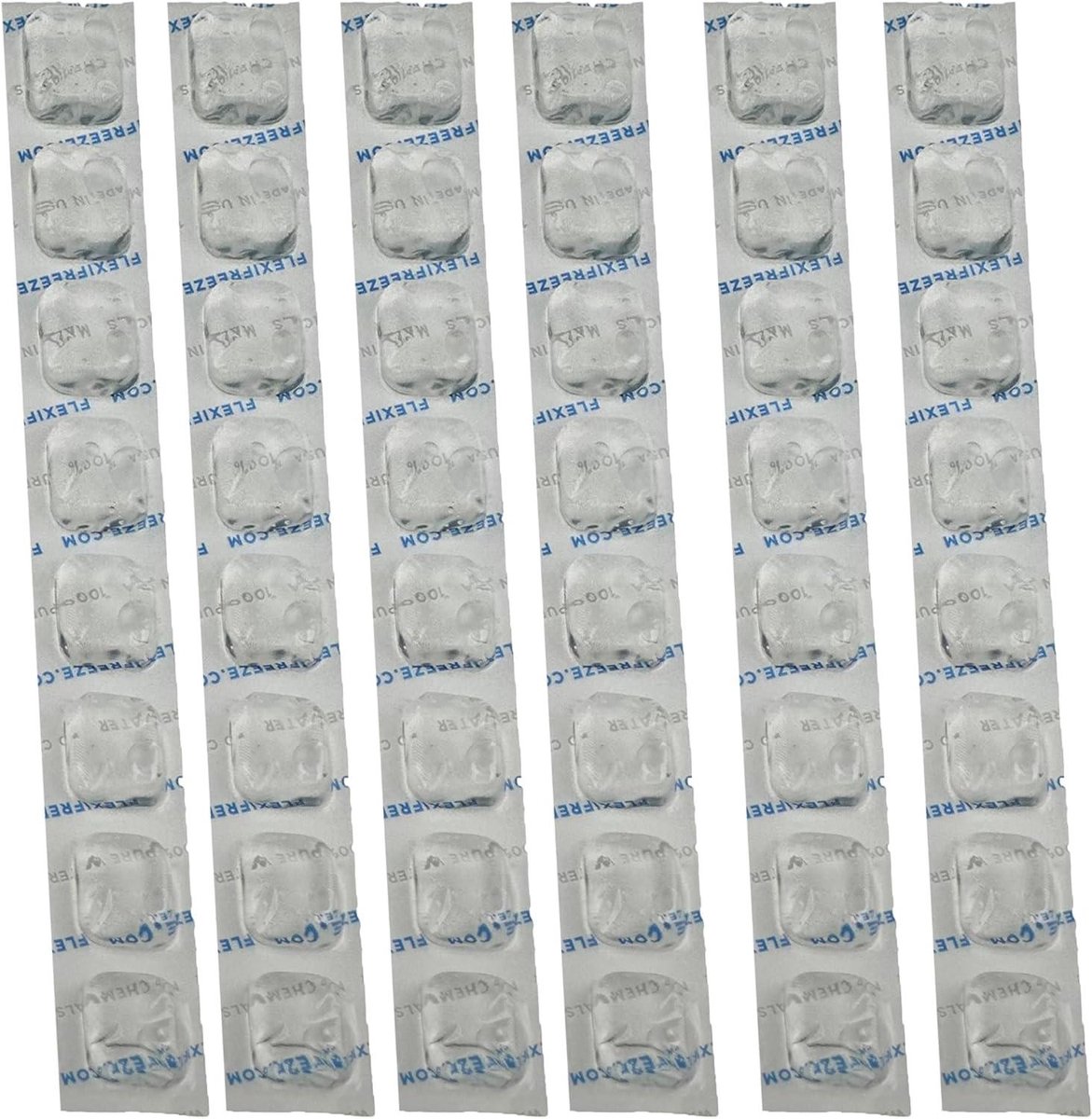 IJs Strips - Koel Vellen - Koelbox Vullen - Flexibel Bevroren - 6 Pak - Blauw