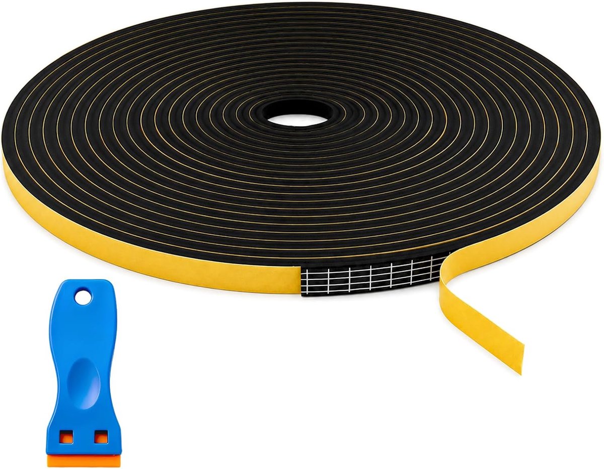 Afdichtingstape 6 m x 6 mm - zelfklevend - hittebestendig en waterdicht - ideaal voor kookplaat en gootsteen - SnelShoppen