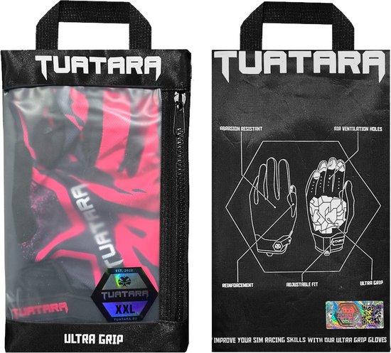 Tuatara Retaliator - Sim Race Handschoenen - Ultra Grip - XL van Tuatara — afbeelding 3