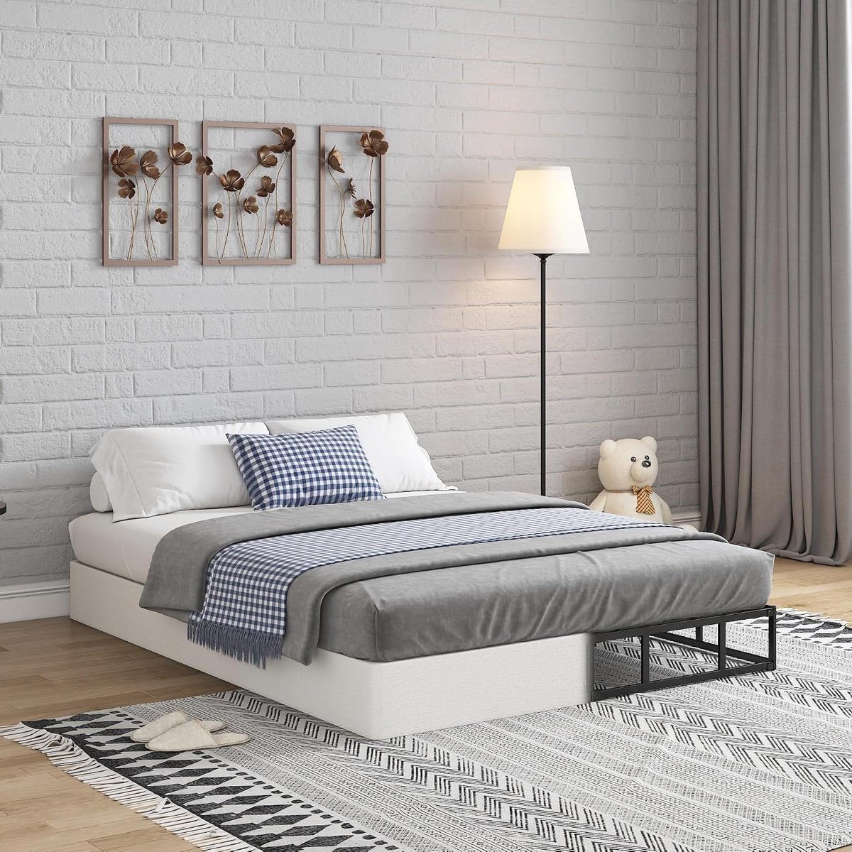 Boxspring Onderstel - Matrasdrager - Stevig Slapen - Geluiddicht Ontwerp - 17 cm Hoog - Zwart