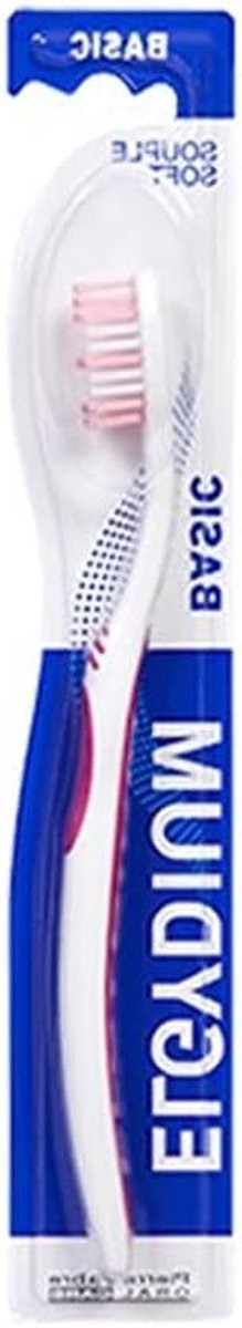 Tandenborstel Medium - Handtandenborstel - Dagelijkse Mondhygiëne - Zachte Borstelharen - Standaard Formaat - Roze
