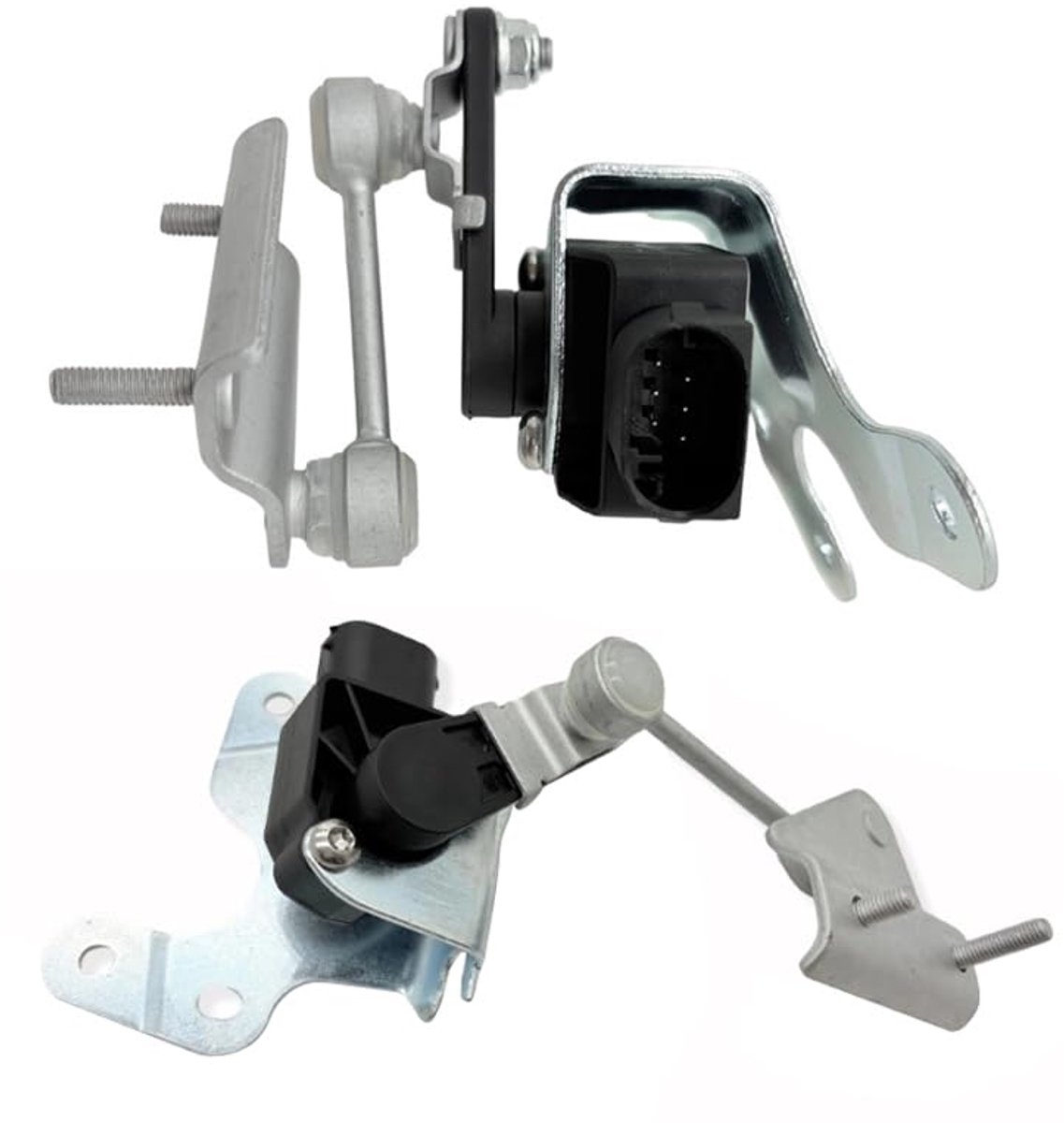 2 * Sensor voor Hoogteverstelling Achtervering voor Mercedes-Benz W212 C218 W204 C204 C207 E250 E350 E400 E550 CLS400 CLS500 A2075400817 A2075400717 2075400817 2075400717 (6 pinnen)