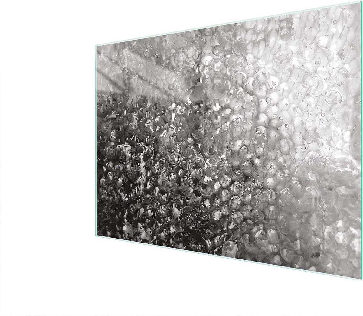 Glazen Plaat - Snijplank Fornuis - Keuken Beschermen - Gehard Glas - 30x22 cm - Grijs