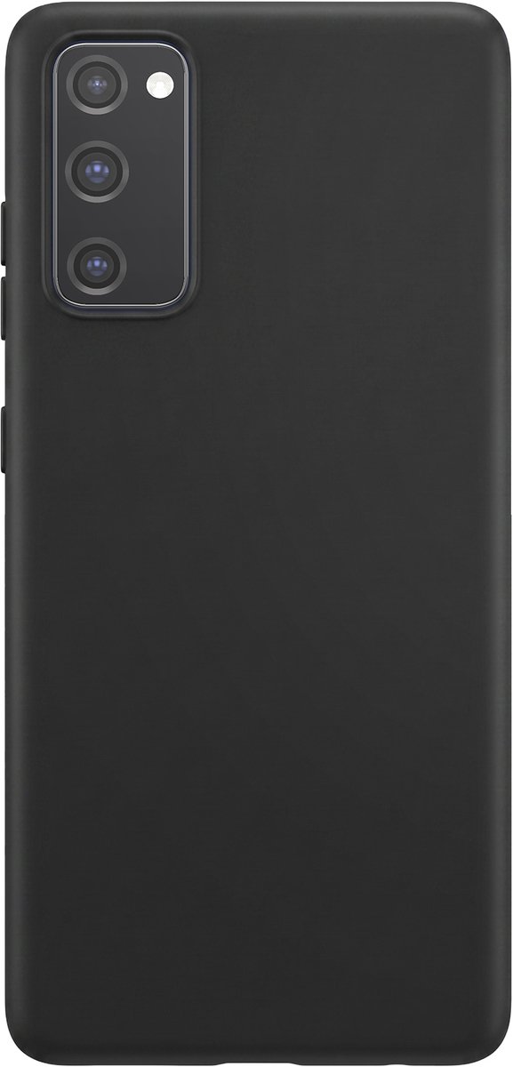 Mayaxess, Hoesje Geschikt voor Samsung Galaxy S20 FE Flexibel Siliconen Schokbestendig Strak Design, Zwart
