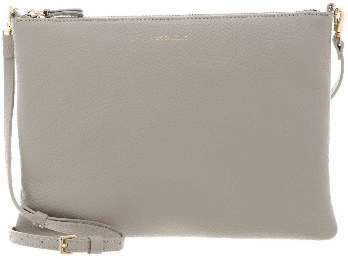 COCCINELLE Leren schoudertas Best Crossbody Bag Eucalipto groengrijs