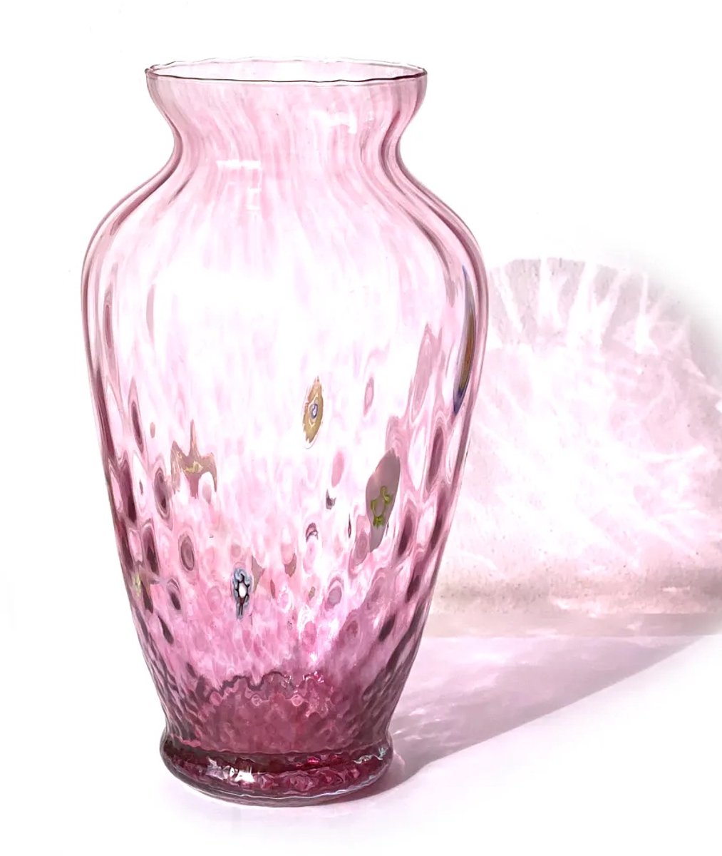 Mazzega Art & Design Murano vaas Balloton amethist 30cm