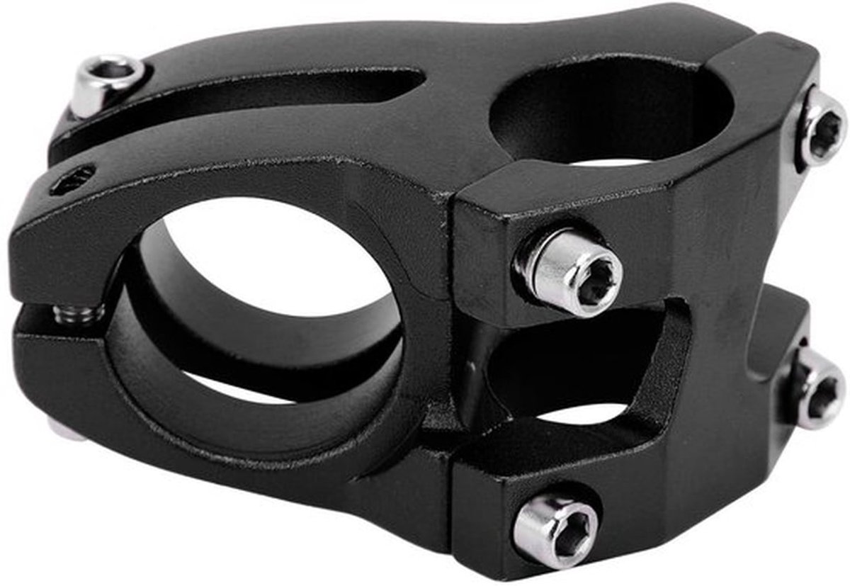 - Gekke Verkoop mountainbike stam - Stuur stijger - Eenvoudig te installeren - Zwart - Geanodiseerd - Geschikt voor racefietsen - Kleur zwart