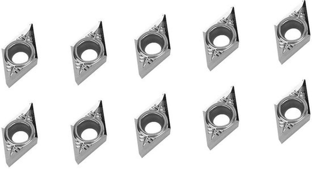 - CNC Snij-inserts DCGT11T304-AK H01 - Precisie Bewerking - Hoogwaardige Snij-inserts voor Nauwkeurigheid - 10 Stuks - Voor Professioneel G..