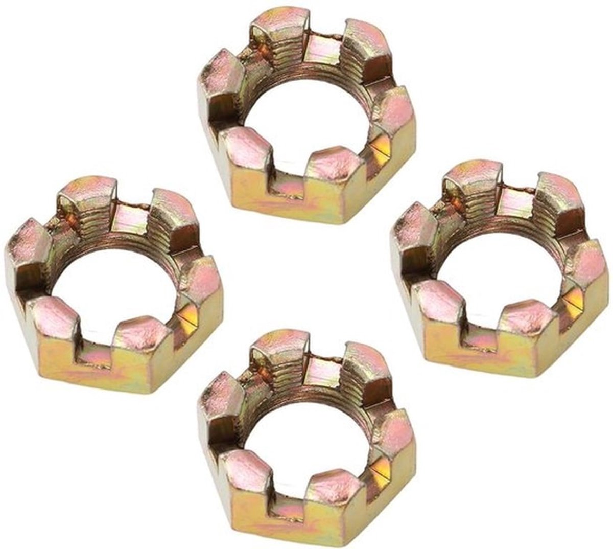 Wielnaafmoeren - Quad - 20 mm - Staal - Verbeterd rijgedrag - Veiligheid - Functionaliteit - Hoogwaardige - Set van 4 - Geschikt voor 150 en 250 quad
