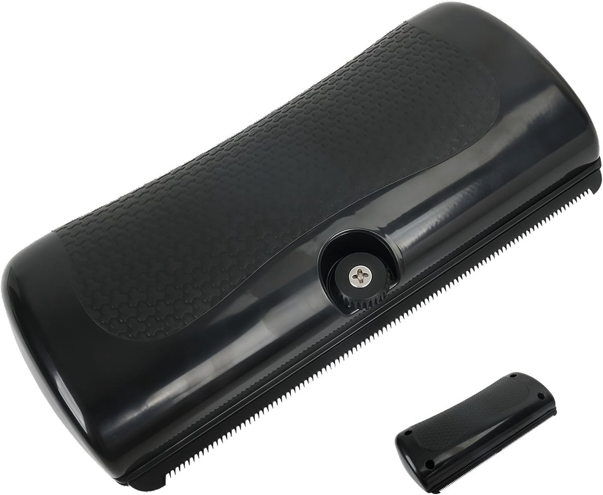 Zachte stoomborstel voor katten - Grijs - 146 x 68 x 35 mm - ABS en Metaal - Voor alle vachttypes