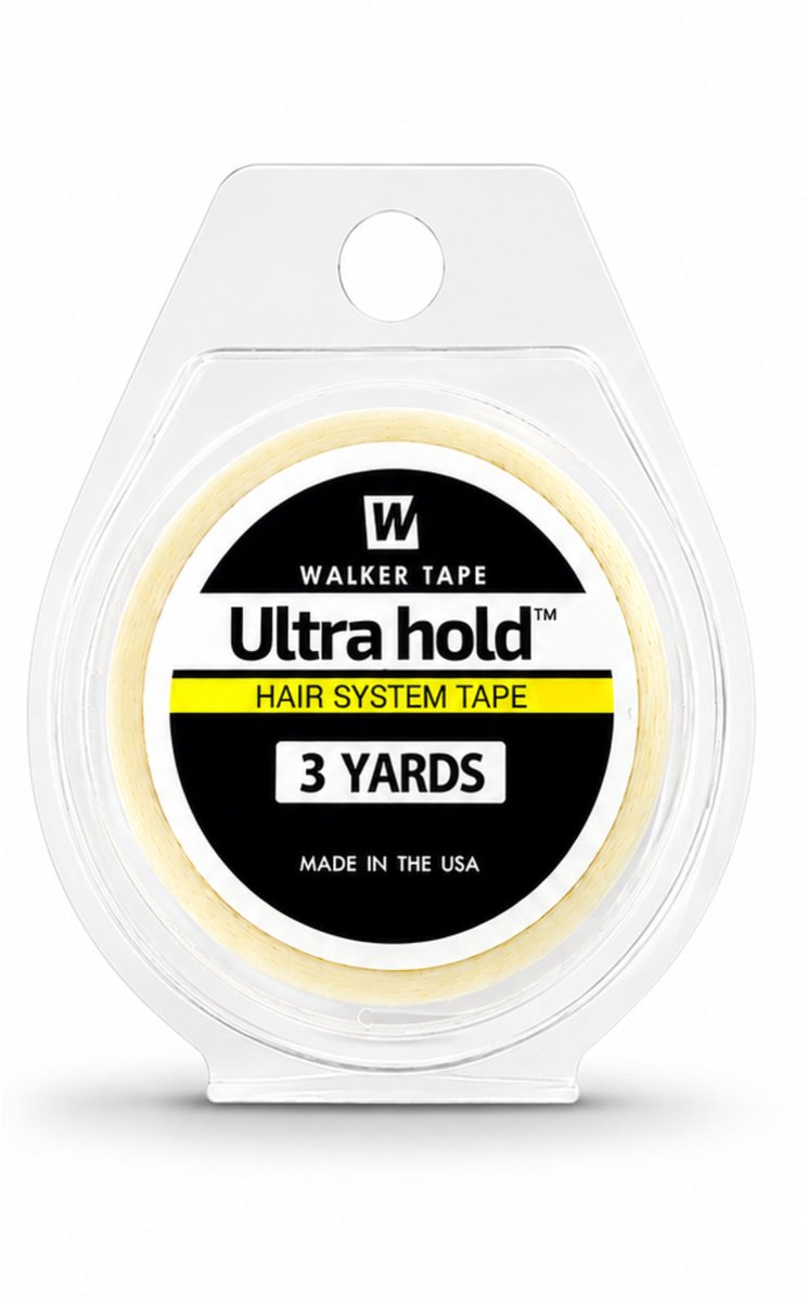 Walker Tape Pruiken Tape - Ultra Hold - Hair System Tape voor Lace-Frontpruiken en Haarwerken - 3 yards x 0.8 cm – 1 stuk