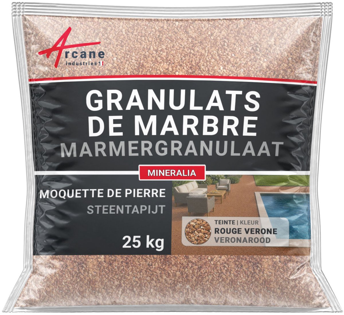 Granulaten voor Steentapijt - Decoratief Gekalibreerd Marmer - Hoge Sterkte & Drainerend : MINERALIA