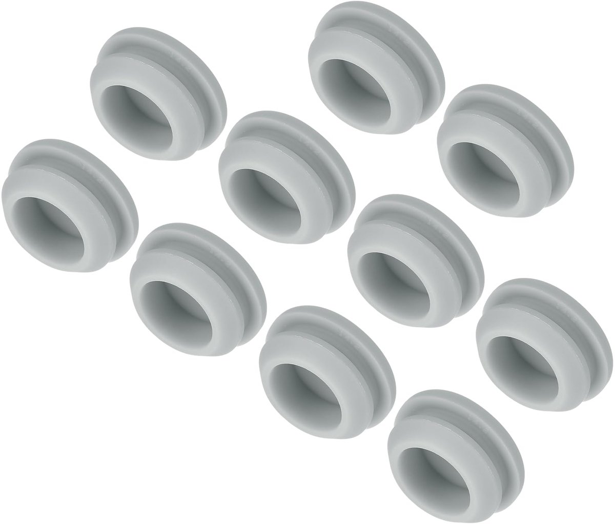 10 Stuks Silikonstoppen 14 mm met Snap-on Bevestiging