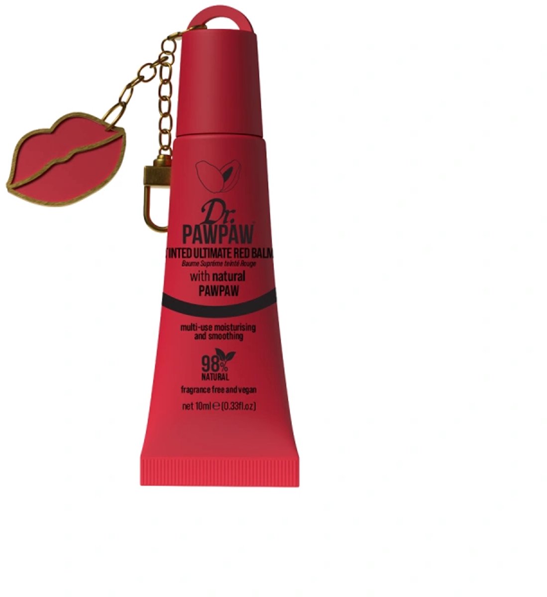 Dr PawPaw Ultimate Red Charm Balm / Getinte balsem voor lippen en wangen in donkerrood 10 ml