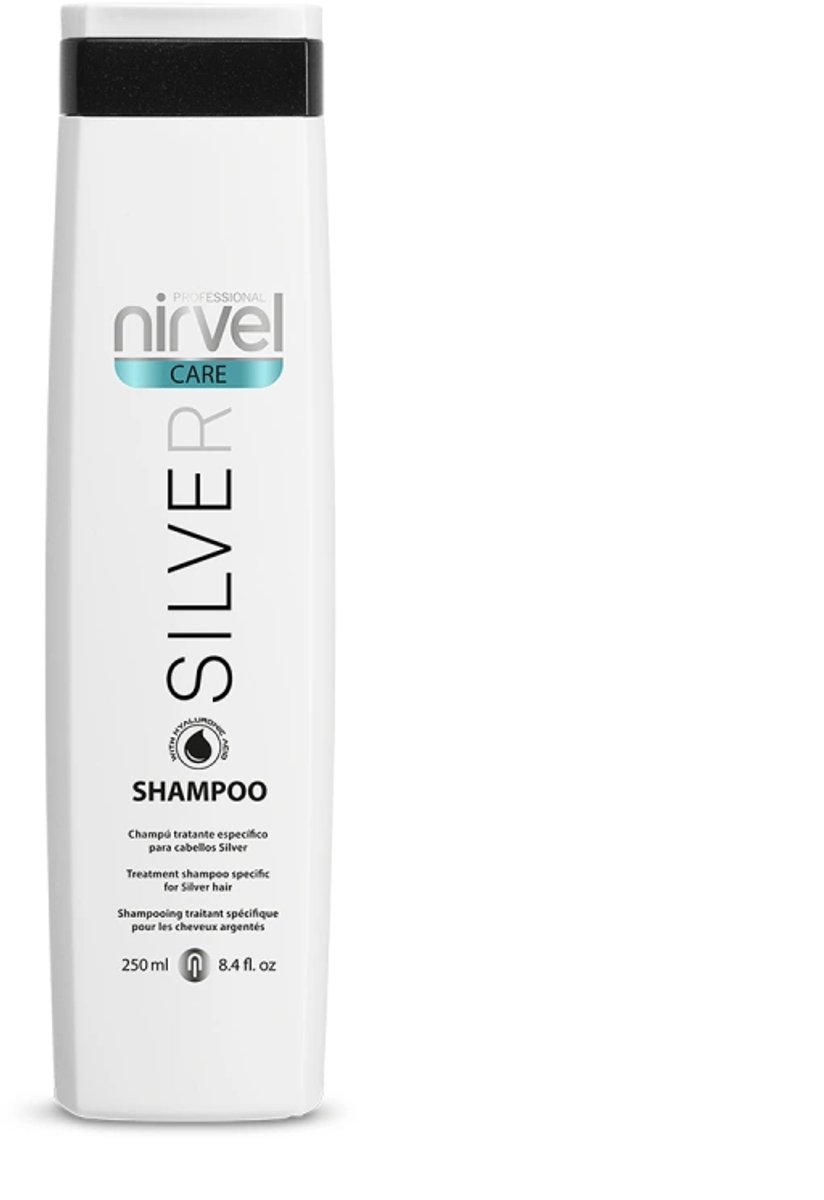 Nirvel Silver Shampoo / verzorgende shampoo voor grijzend haar 250 ml