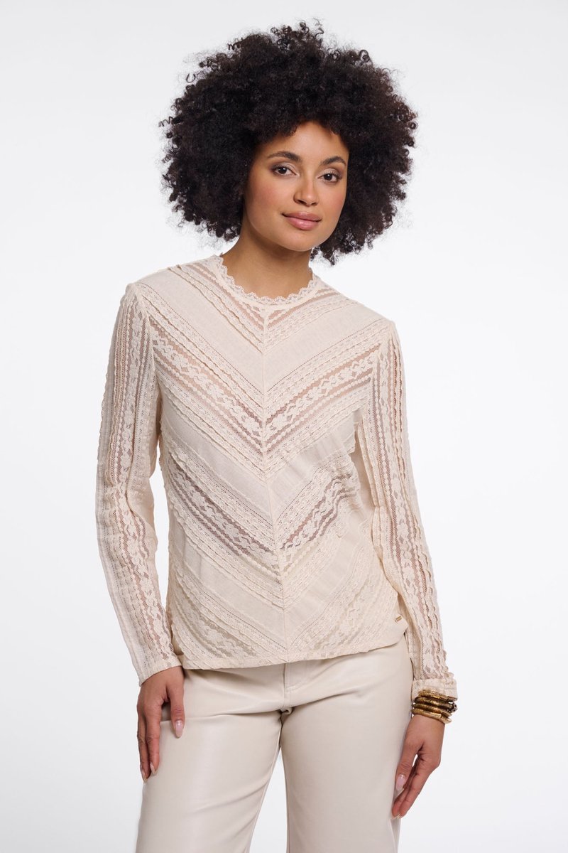 Rino & Pelle Vest - Aerin long sleeve top - Effen