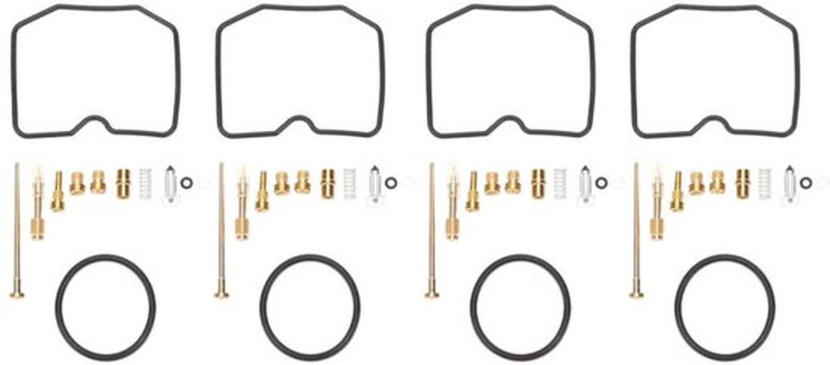 Revisieset geschikt voor de carburateur en vervangings-/revisieonderdelen geschikt voor de Suzuki GSF600S Bandit 1996-2003.
